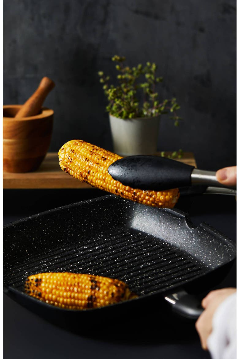 STONE™ 11" Grill Pan, Alternate, color, BLACK