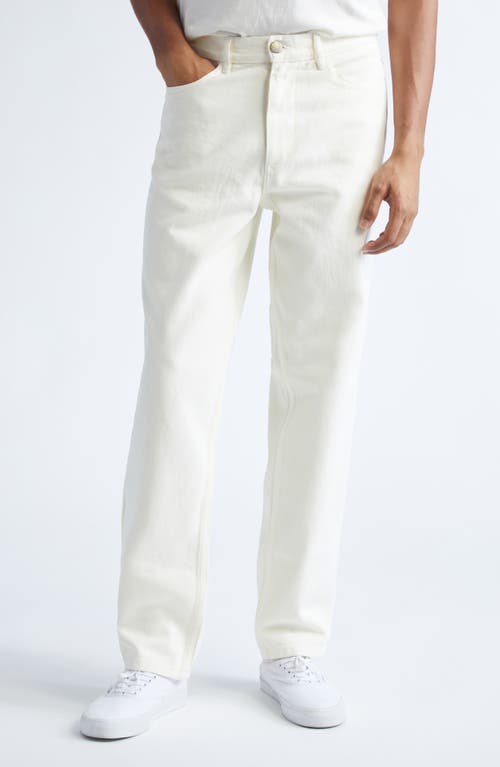 PALMES Coarse Denim Trousers in Broken White  product