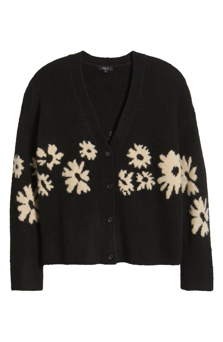 Rails Georgina Floral Intarsia Cardigan, Alternate, color, 