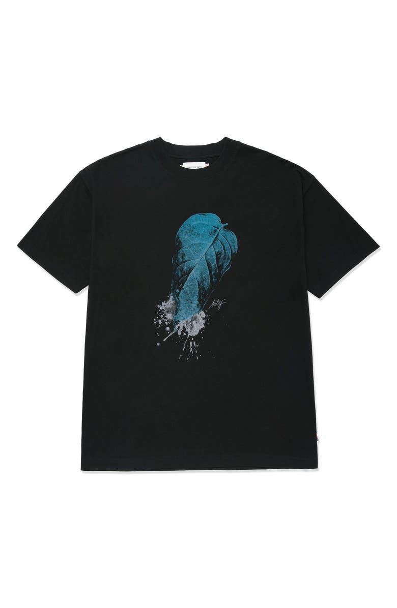 HONOR THE GIFT Leaf Cotton Graphic T-Shirt, Main, color,