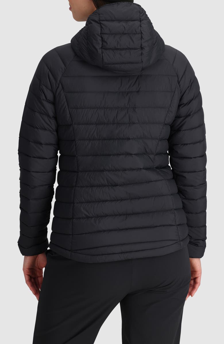 Outdoor Research Transcendent Water Resistant 800 Fill Power Down Jacket, Alternate, color, Black