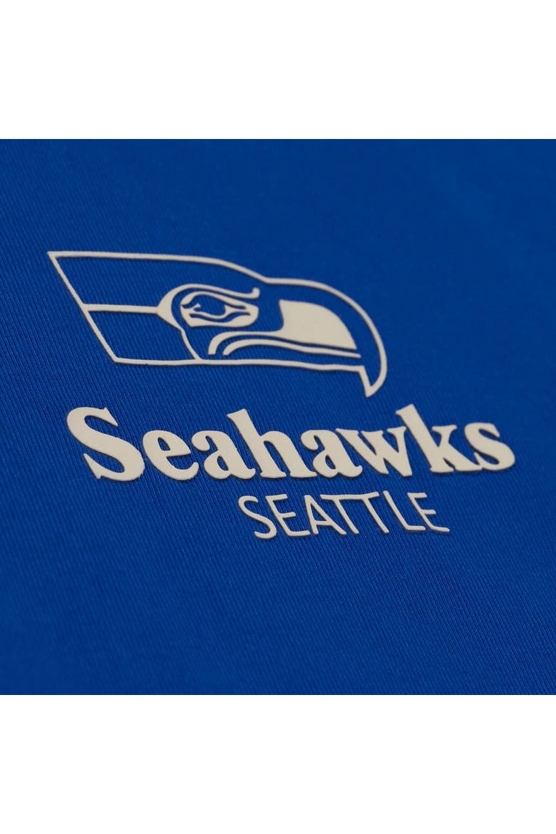 Men's Mitchell & Ness Royal Seattle Seahawks Core Essentials Micro Logo T-Shirt, Alternate, color, Royal