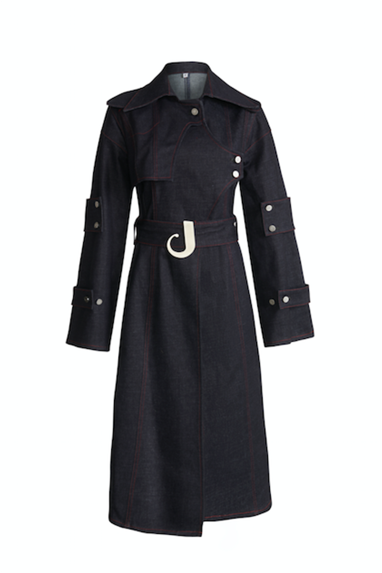 Chaby Trench Coat, Alternate, color, Ecru