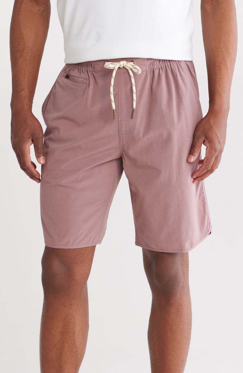 Vintage 1946 Heathered Drawstring Shorts, Main, color,