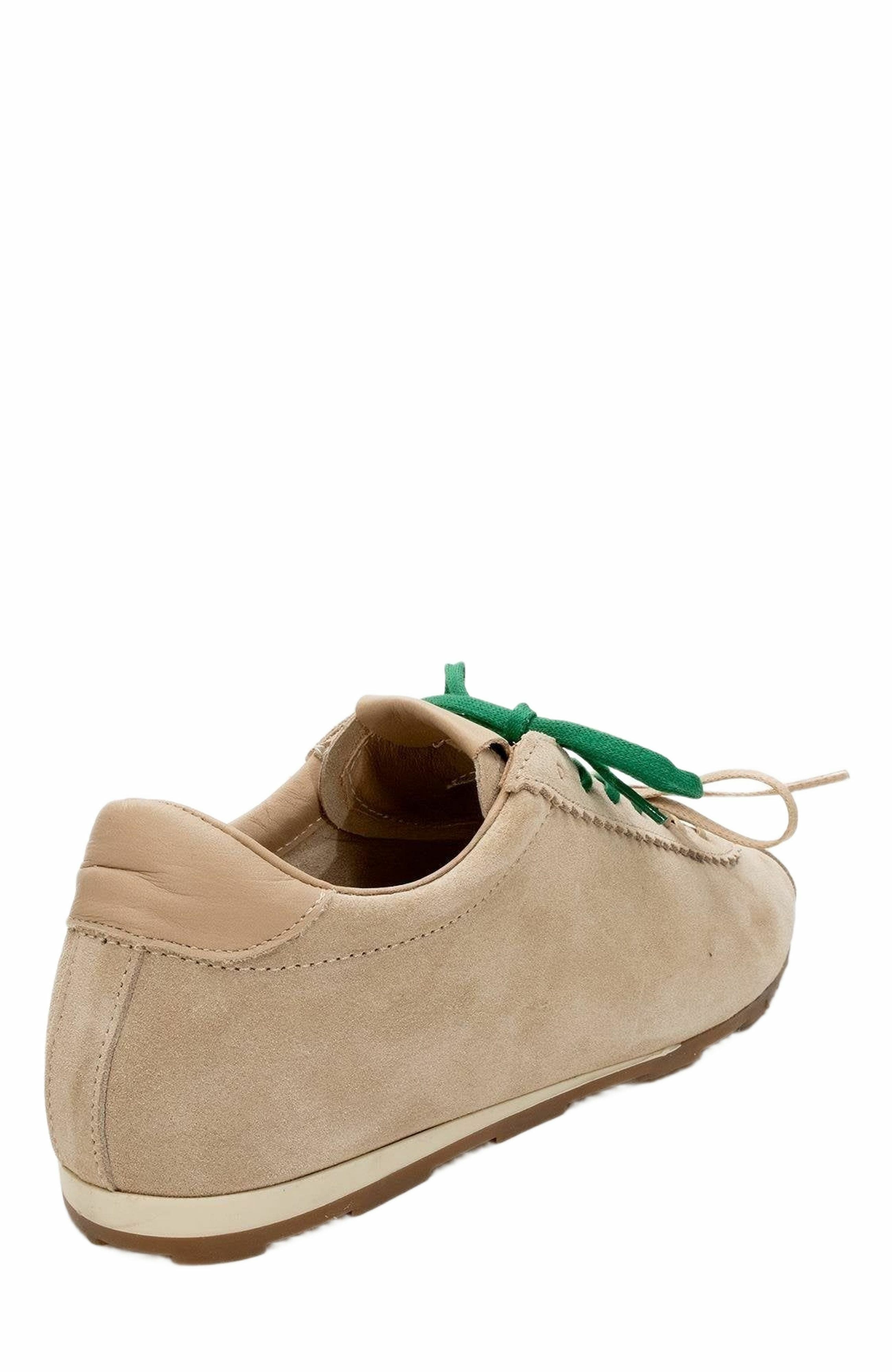 Forever & Always Shoes Crea Leather Sneakers, Alternate, color, Beige Suede Leather