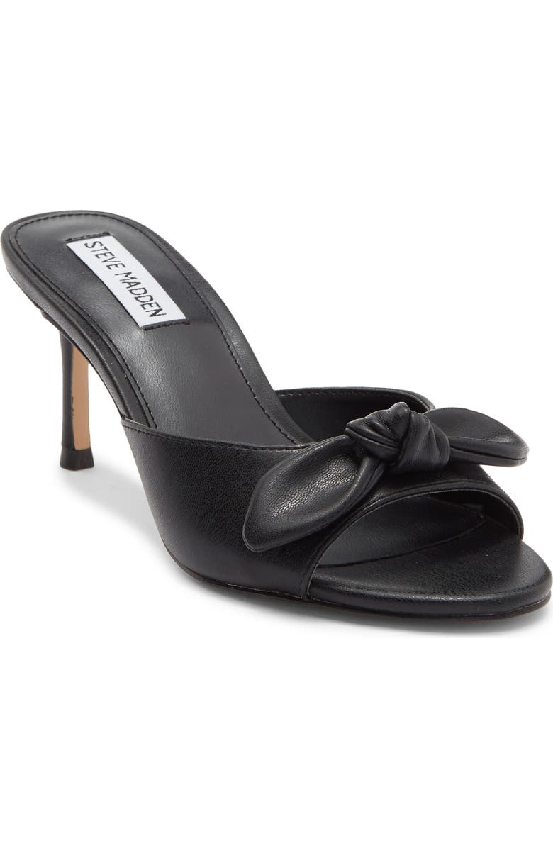 Steve Madden Rozee Knot Sandal, Main, color, Black