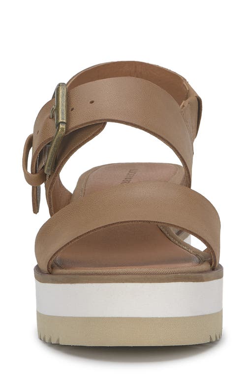 Shop Lucky Brand Turoma Platform Wedge Slingback Sandal