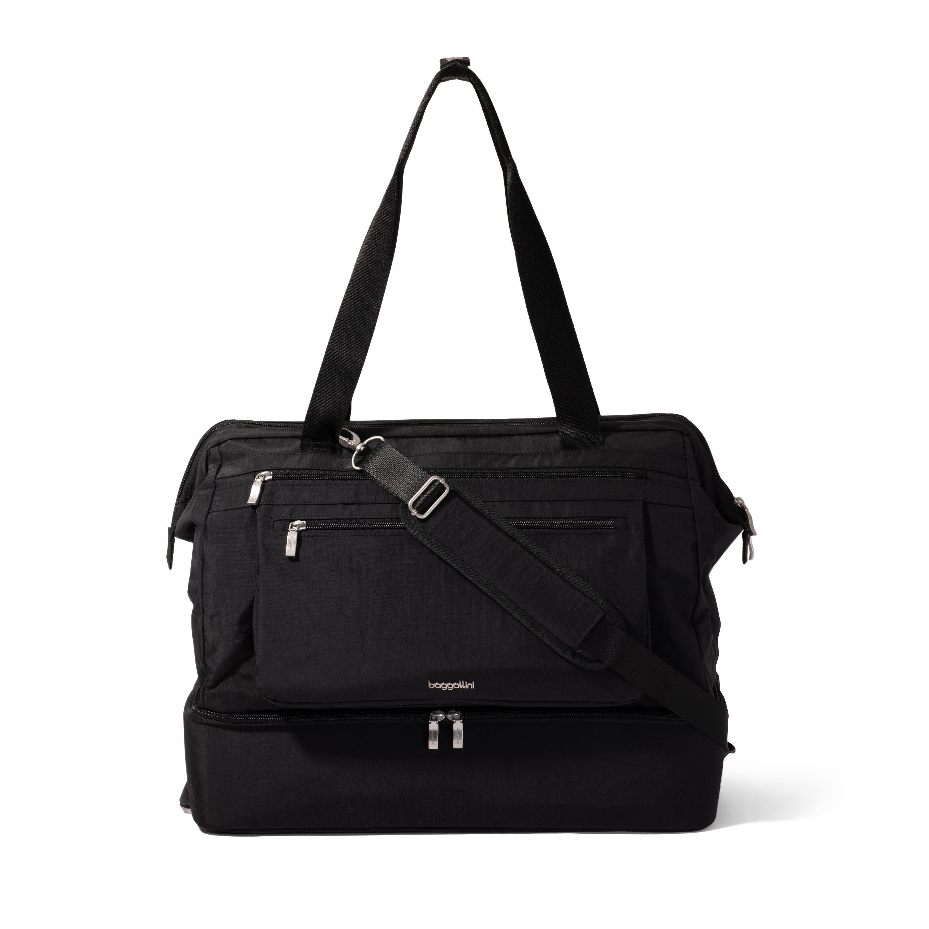 BAGGALLINI Modern Weekender Bag, Main, color, Black