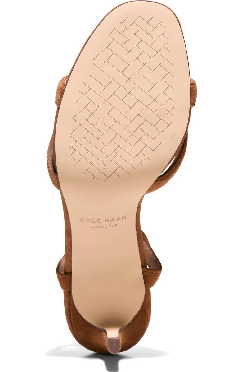 Cole Haan Constantina Ankle Strap Sandal, Alternate, color, Tobacco Suede