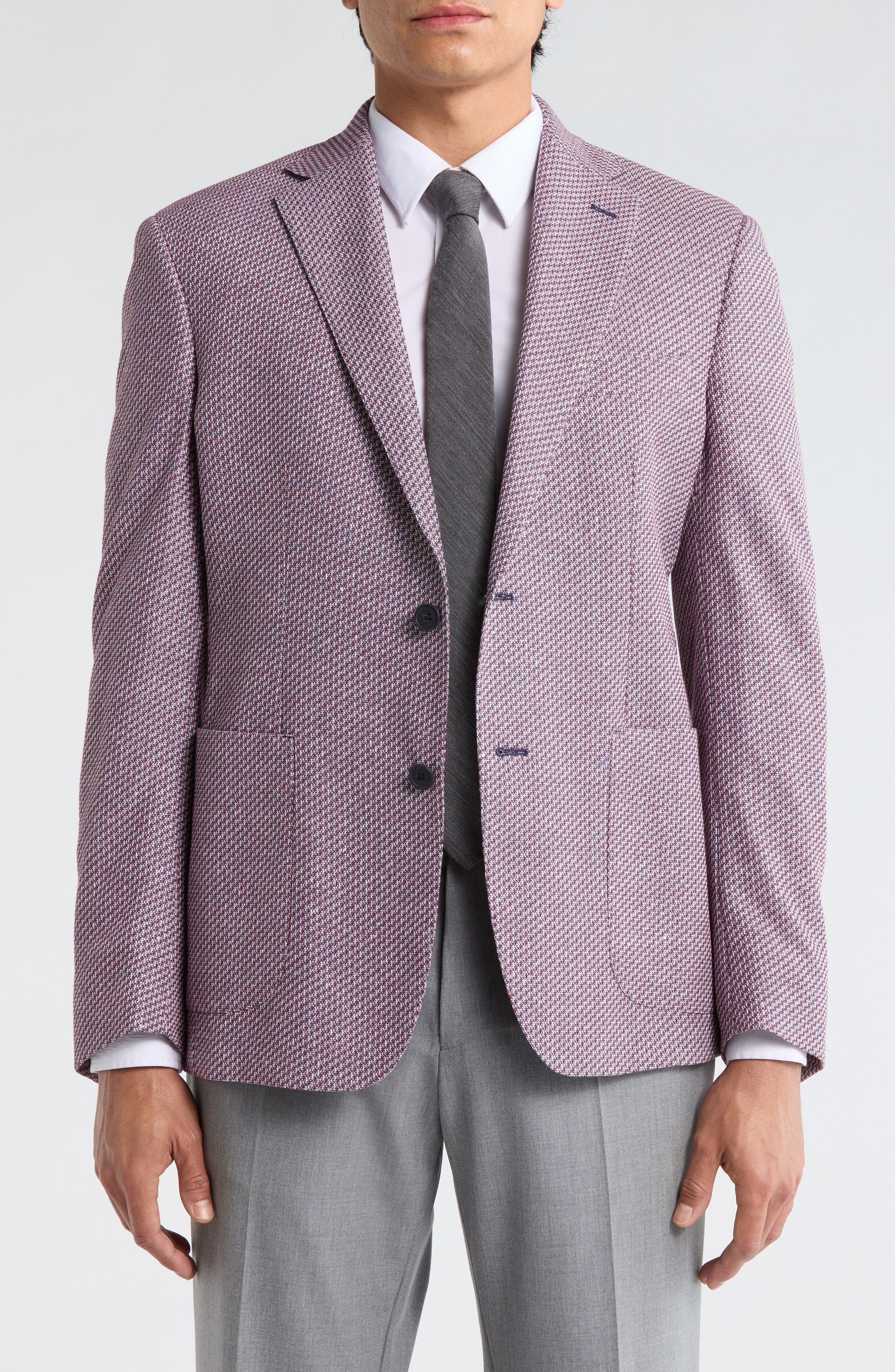 Two Button Side Vent Patch Pocket Jacket - image 3