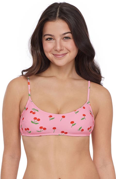 Scoop Bralette Bikini Top With Adjustable Straps