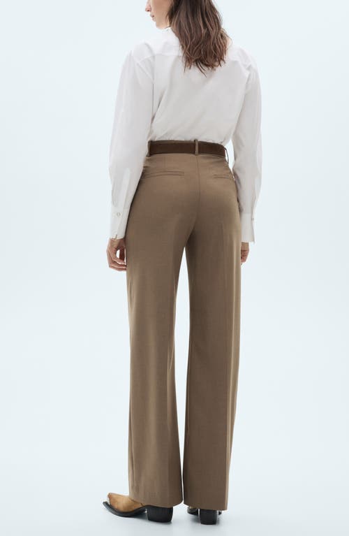 Mango Metal Detail Snap-up Western Shirt In Off White