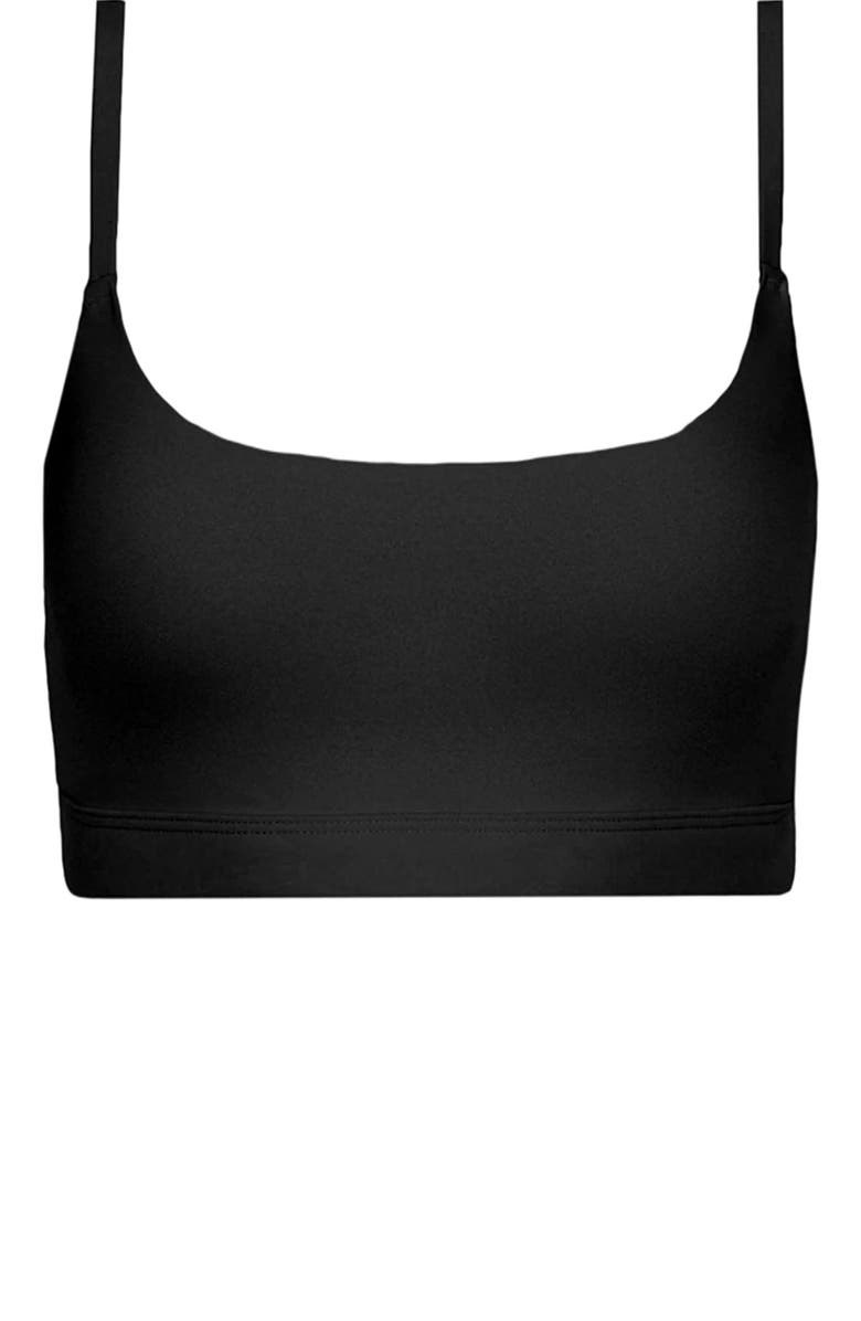 STYLEST DreamLift Swim-to-Sport Bralette, Alternate, color, Caviar