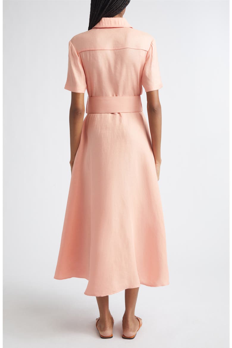 Jean Linen Blend Shirtdress, Alternate, color, SHERBERT