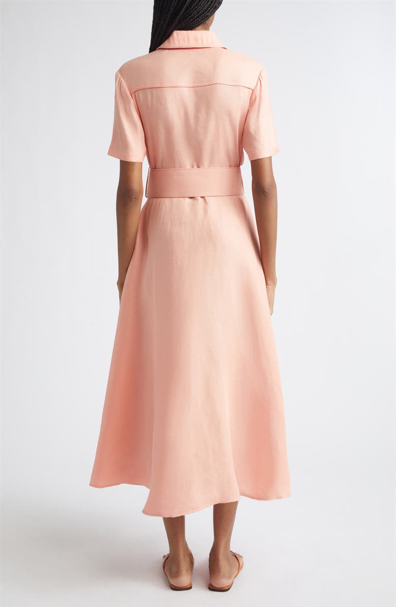 Toccin Jean Linen Blend Shirtdress, Alternate, color,
