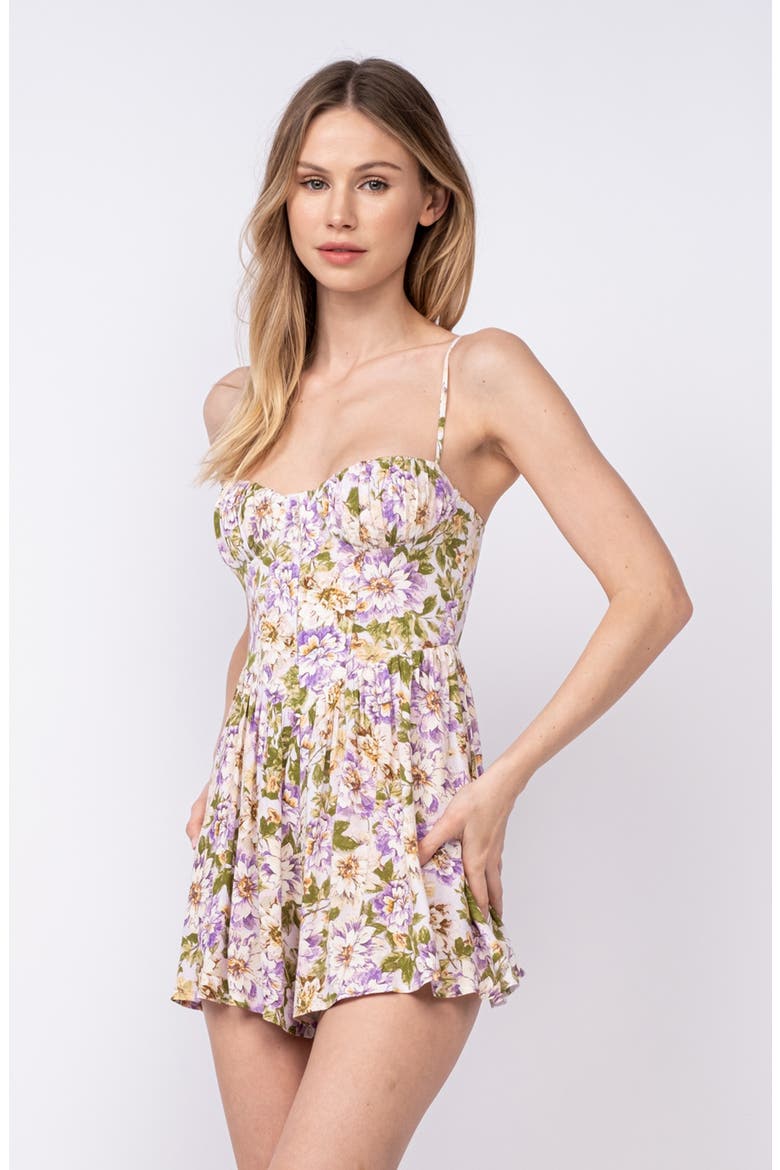 Sweetheart Neck Mini Romper, Alternate, color, LIGHT PURPLE
