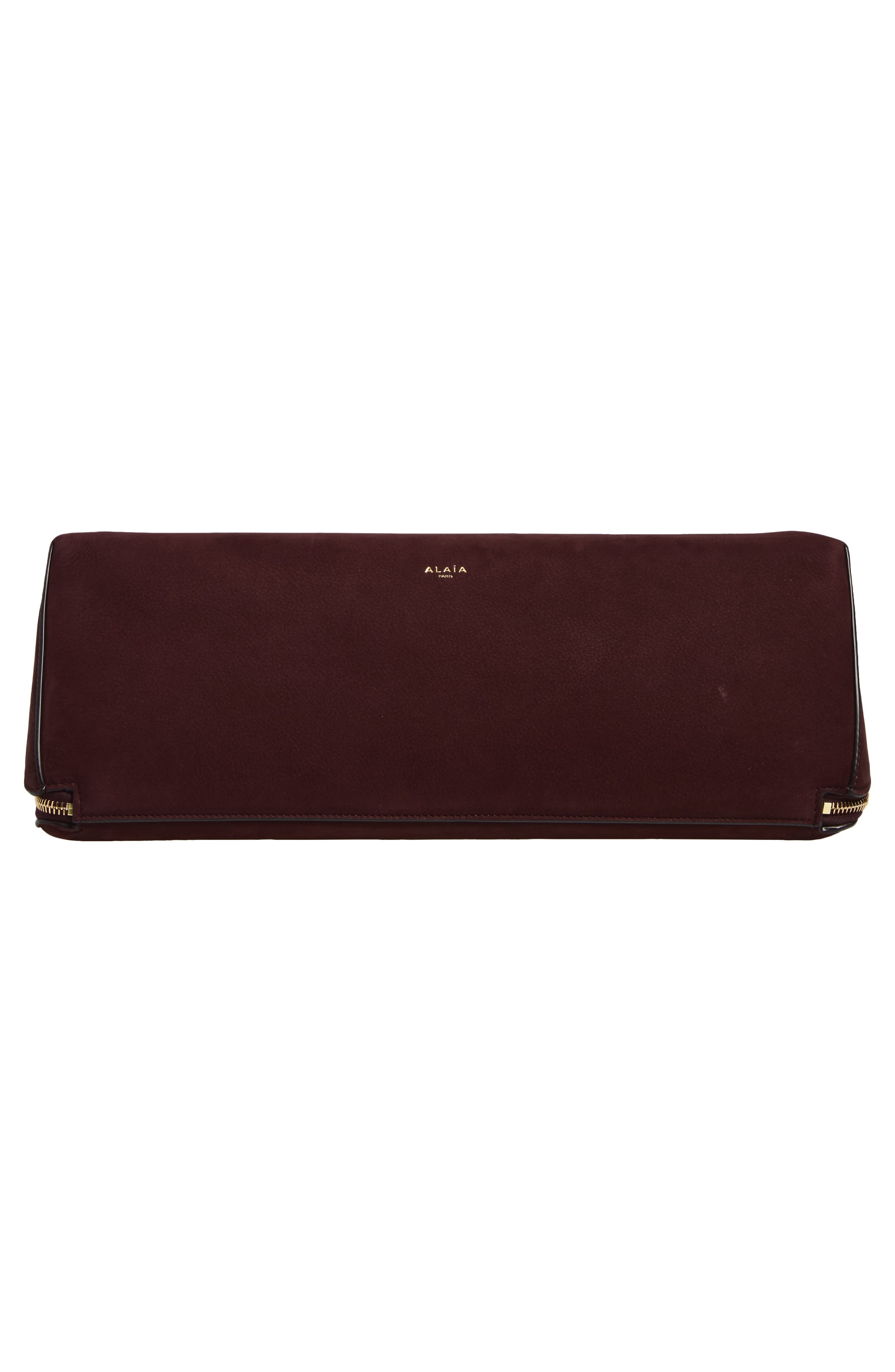 Medium Delta Leather Top Handle Bag, Alternate, color, BORDEAUX 332