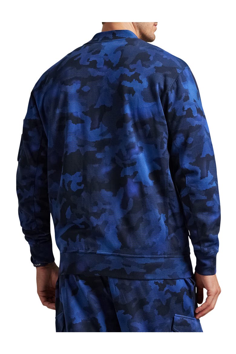Big & Tall Double Knit Zip-Front Tech Sweatshirt, Alternate, color, SPY CAMO