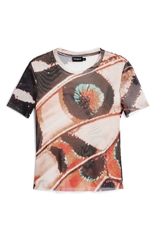 Desigual Print Mesh T-shirt