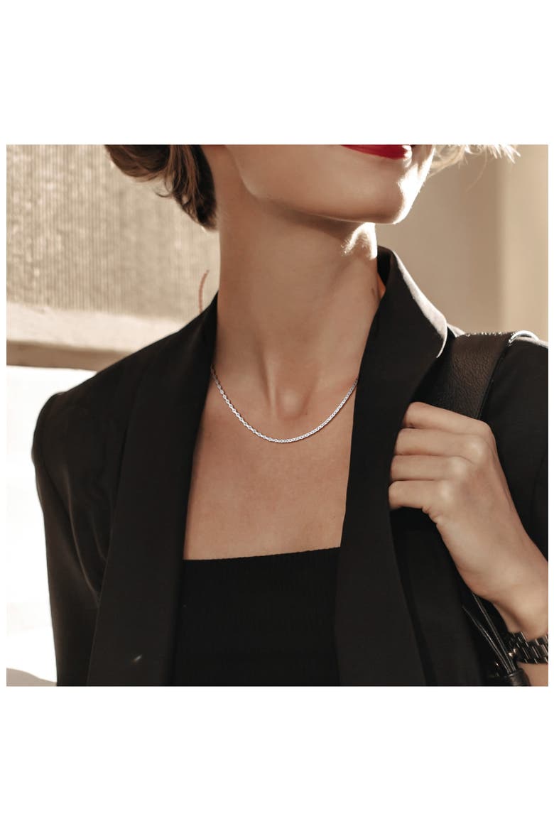 Rolo Chain Necklace, 2.10mm, Alternate, color, SILVER