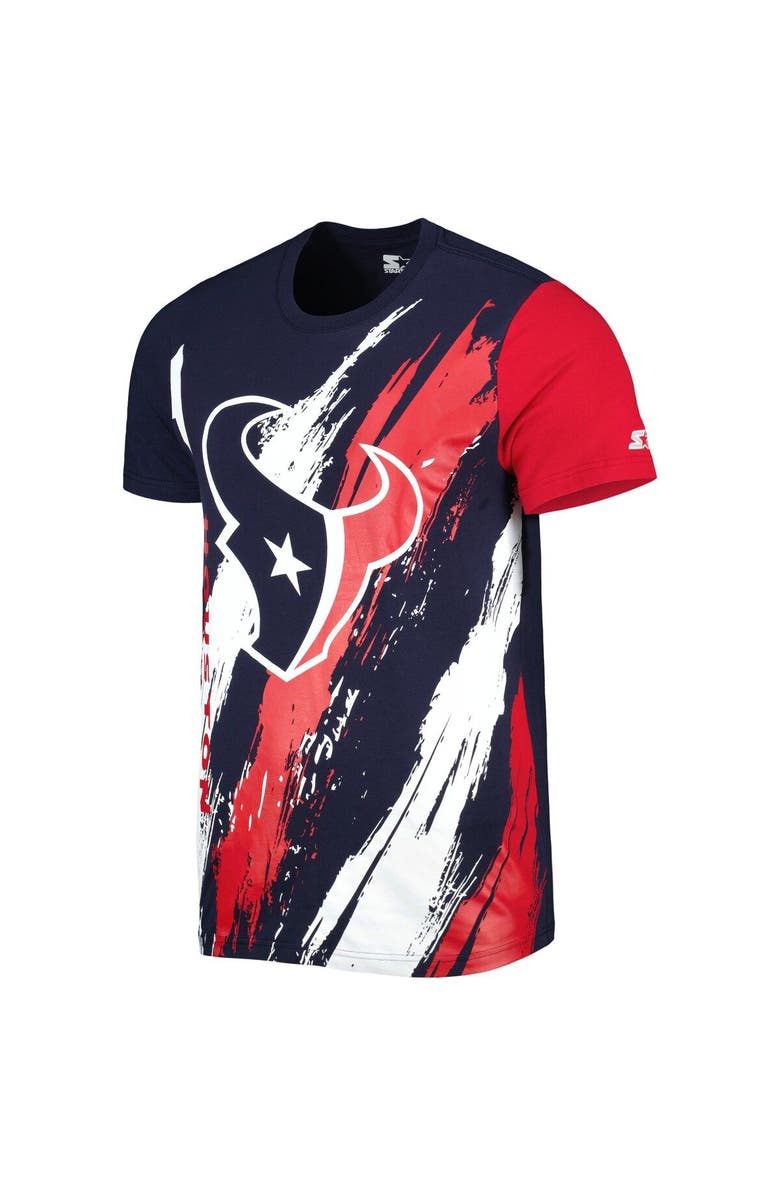 STARTER Men's Starter Navy Houston Texans Extreme Defender T-Shirt, Alternate, color, 