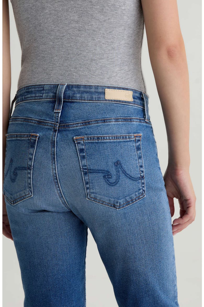 Mari Mid Rise Slim Straight Leg Jeans, Alternate, color, TINSELTOWN