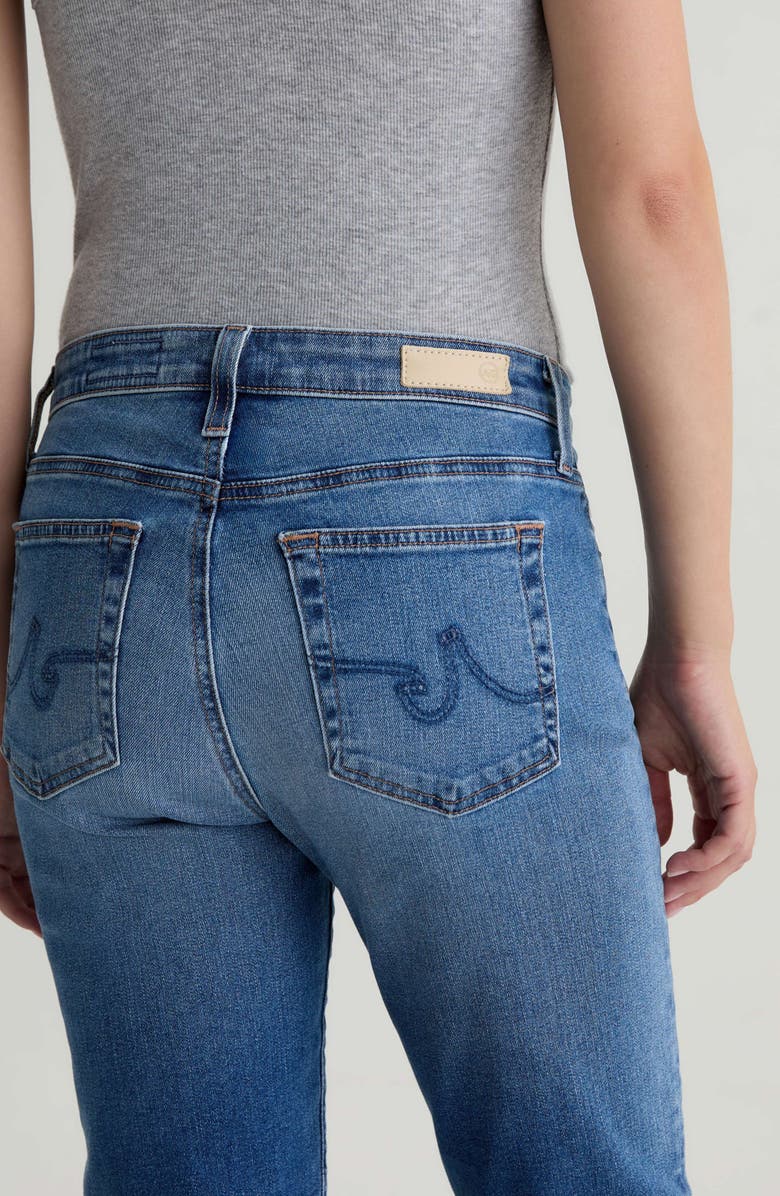 AG Mari Mid Rise Slim Straight Leg Jeans, Alternate, color, Tinseltown