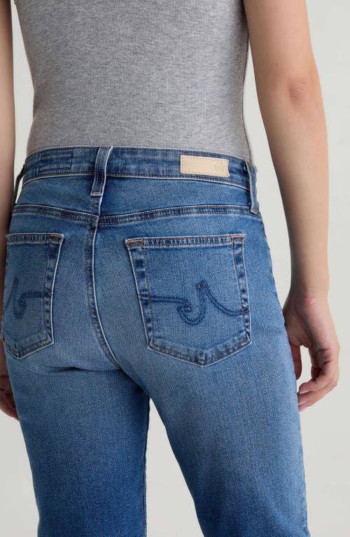 Ag Mari Mid Rise Slim Straight Leg Jeans In Blue
