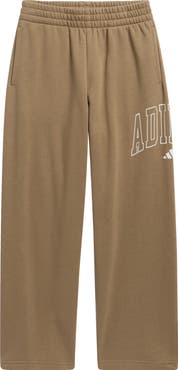 adidas Kids' Graphic Logo Wide Leg Pants