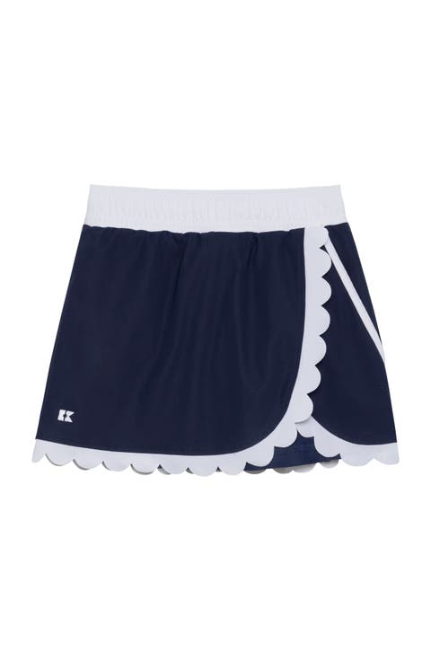 Girls Scalloped Skort (Toddler, Little Kid & Big Kid)