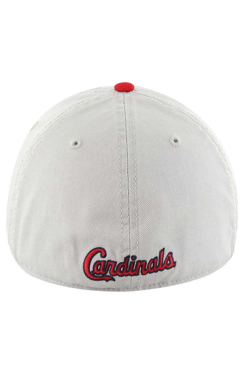 '47 Men's '47 Gray/Red St. Louis Cardinals Sure Shot Classic Franchise Fitted Hat, Alternate, color, Gray