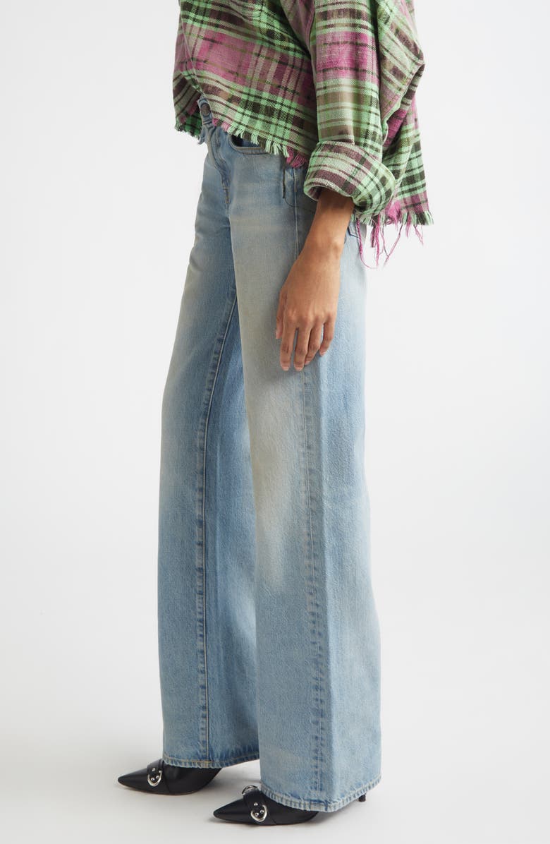 R13 Effie Bootcut Jeans, Alternate, color, Bass Blue