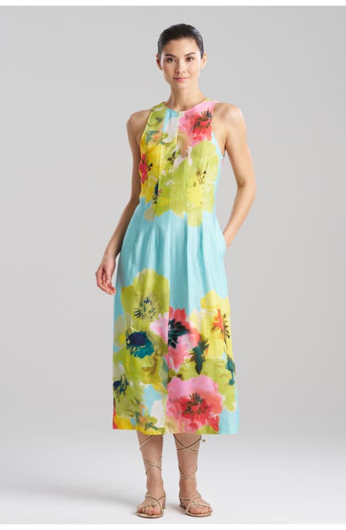 Shop Natori Ophelia Seamed Dress In Multi