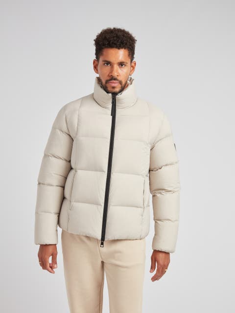 Cloud Long Sleeve Puffer Racer Jacket