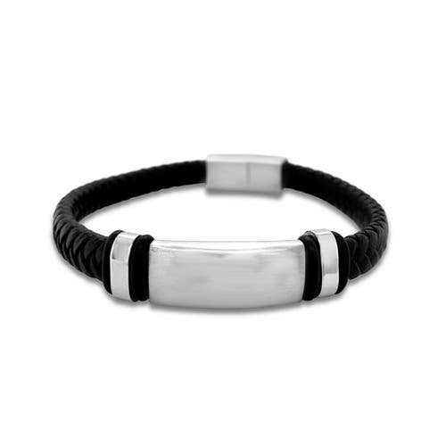 Anna Zuckerman Leather Cuff In Black