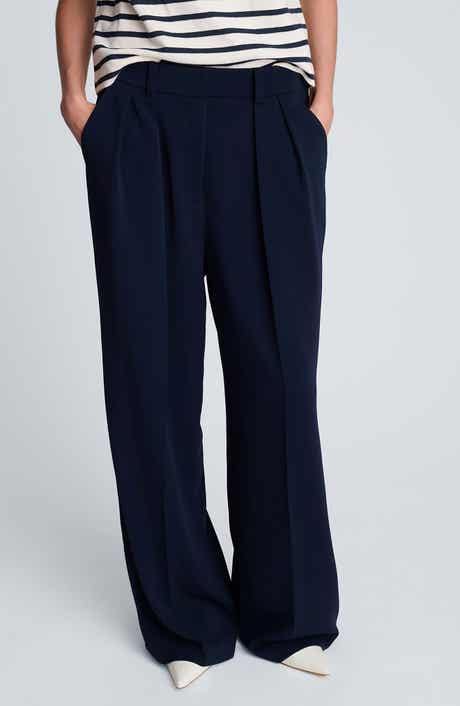 Kenneth Cole High Waist Wide Leg Pants