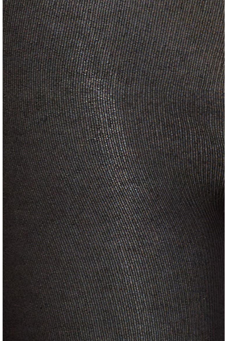 HG Logo Jacquard Tights, Alternate, color, BLACK