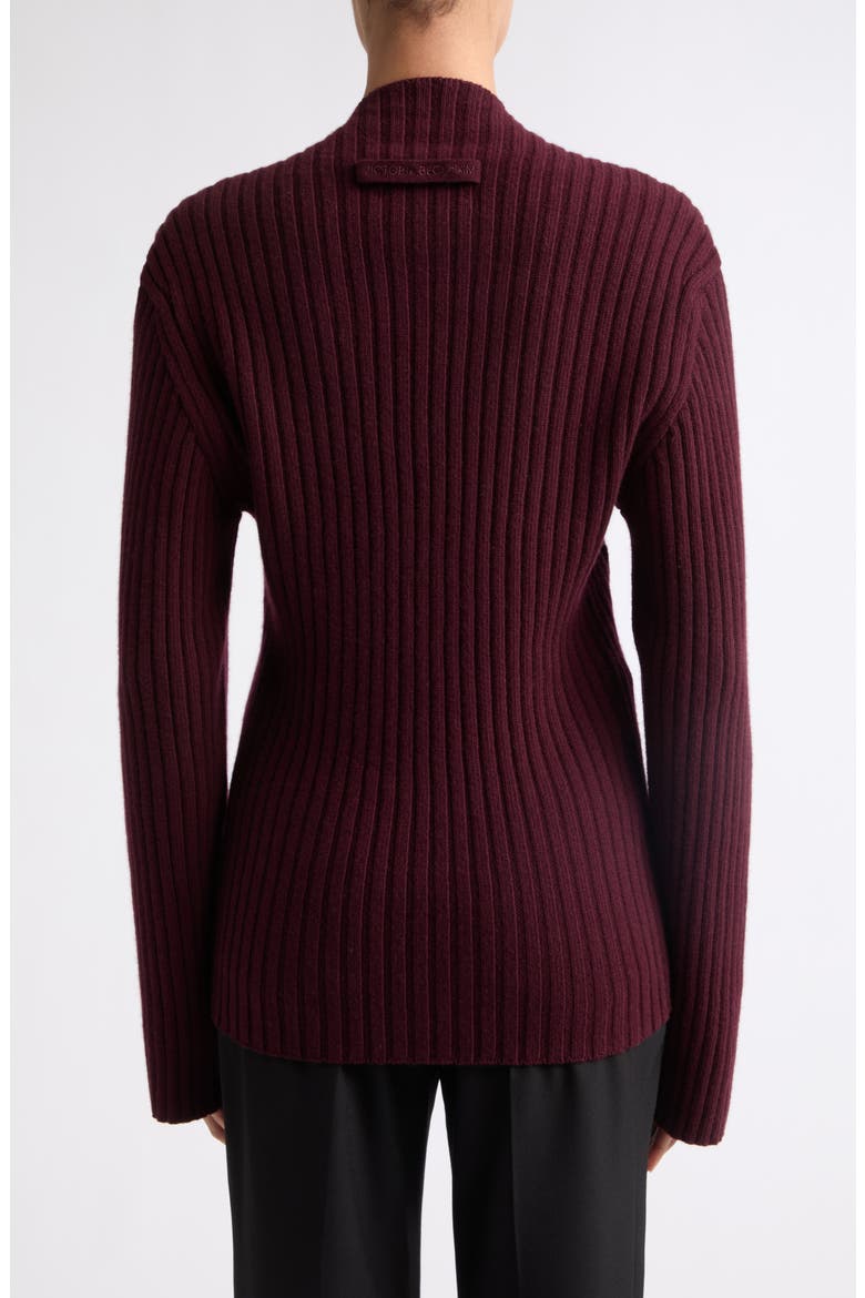 Rib Wool & Cashmere Sweater, Alternate, color, ACAI