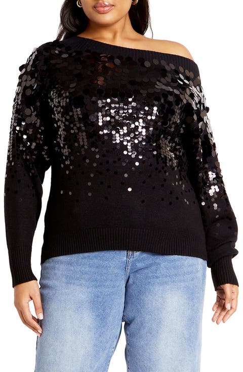 Braylin Embellished Sweater (Plus)