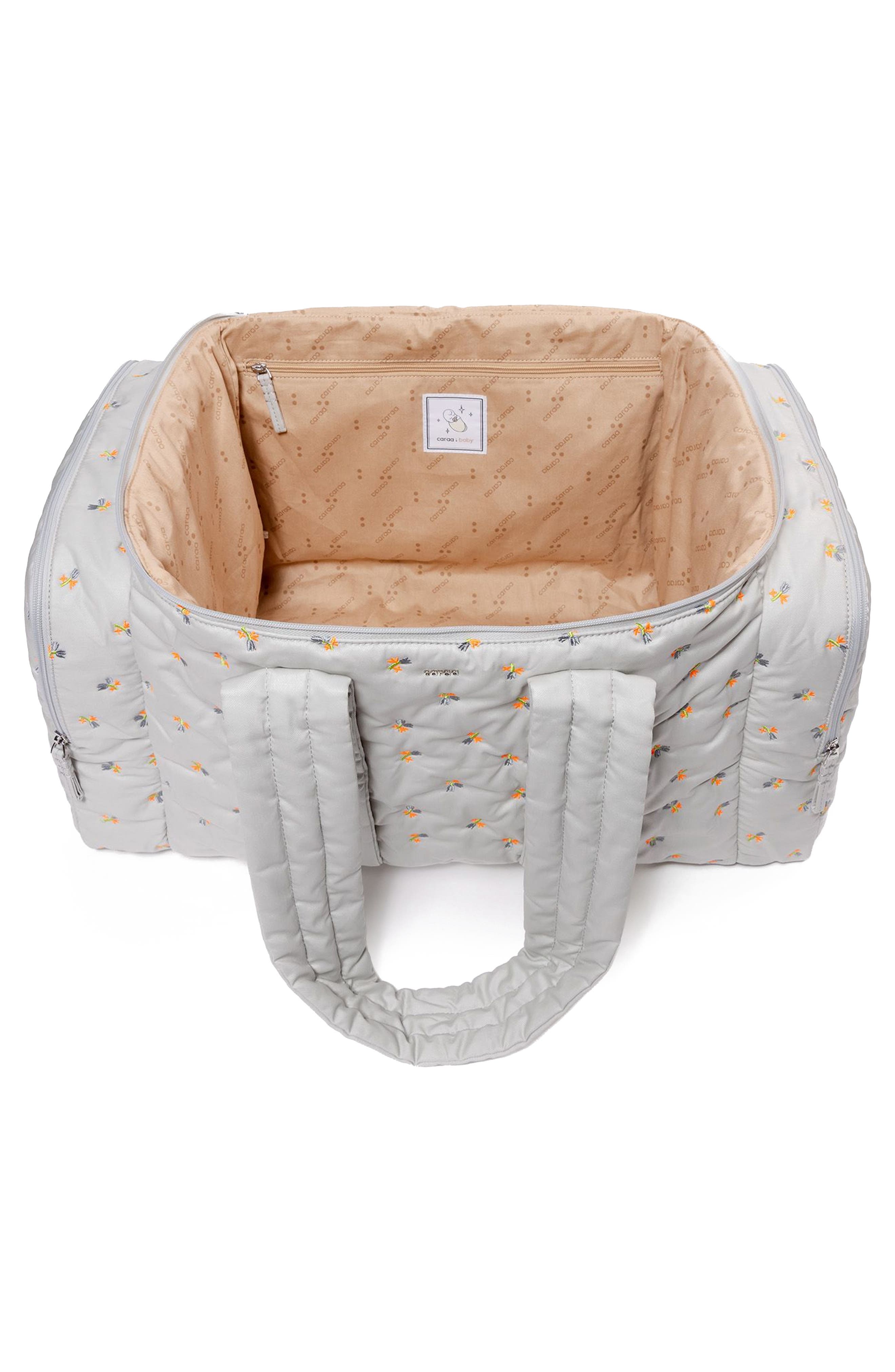 Caraa Water Repellent Organic Cotton Hospital Bag, Alternate, color, Dove - Blue