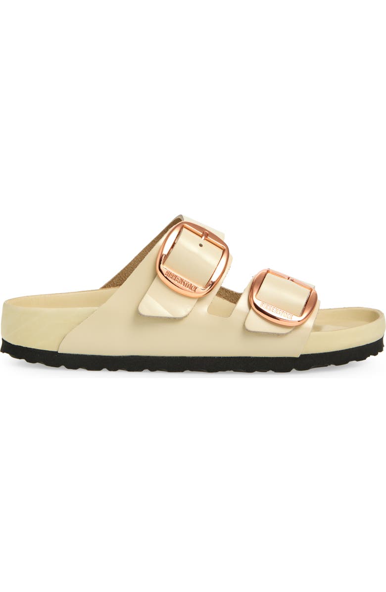 Birkenstock Arizona Exquisite Big Buckle Sandal, Alternate, color, Ecru