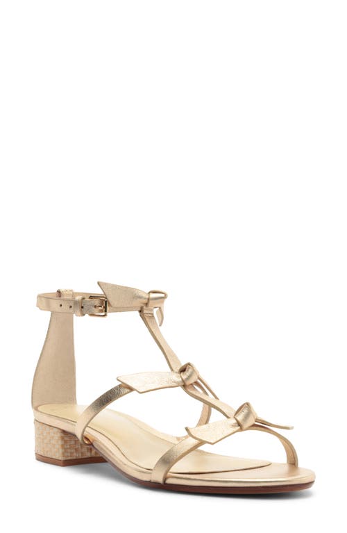 Alexandre Birman Slim Lolita Sandal In Gold