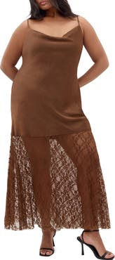 City Chic Lilly Lace Sleeveless Maxi Dress
