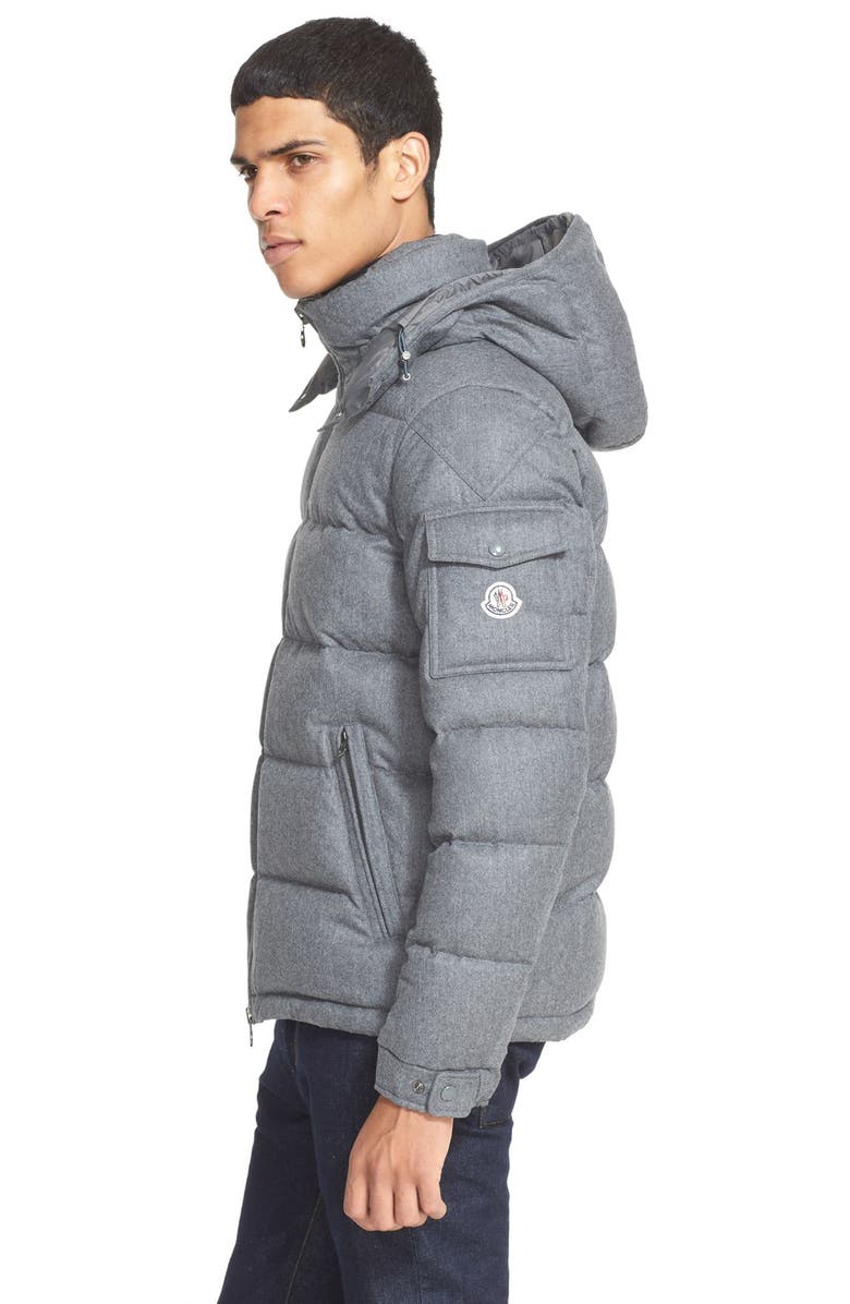 Moncler 'Mont Genevre' Wool Down Jacket, Alternate, color, 
