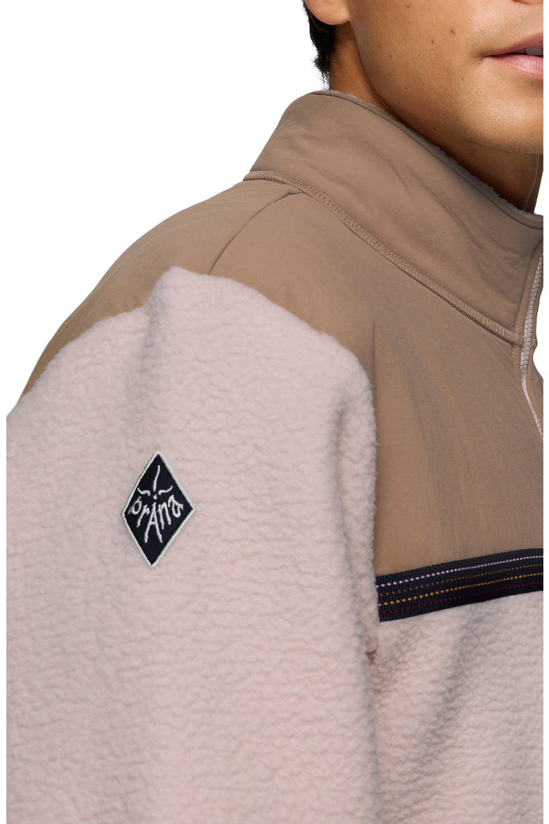 Hurricane Fleece Sweater, Alternate, color, HUSH