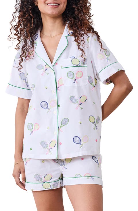Short Organic Cotton Pajamas Set