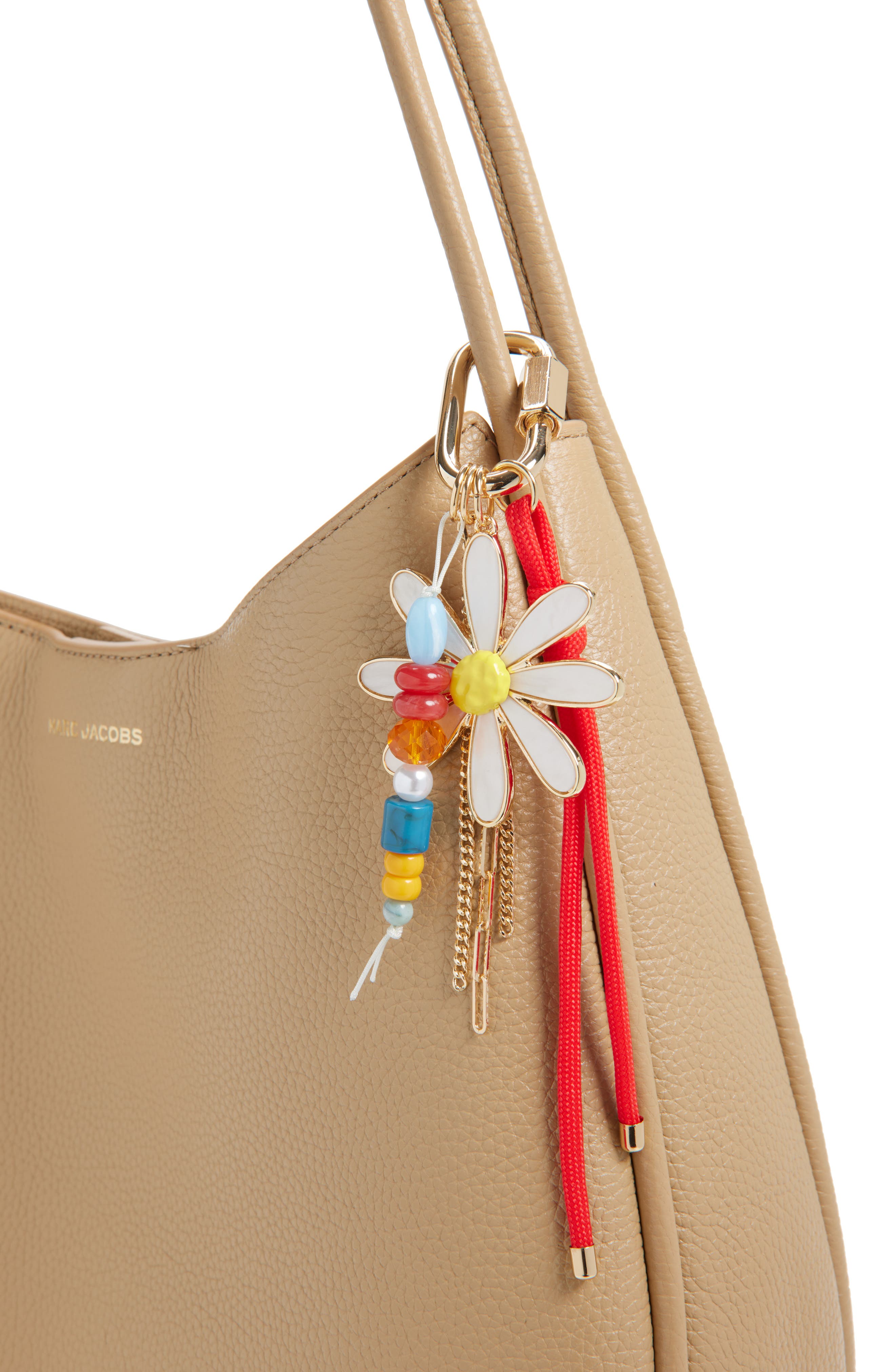 Chelsea28 Daisy Cluster Bag Charm, Alternate, color, White Multi- Gold