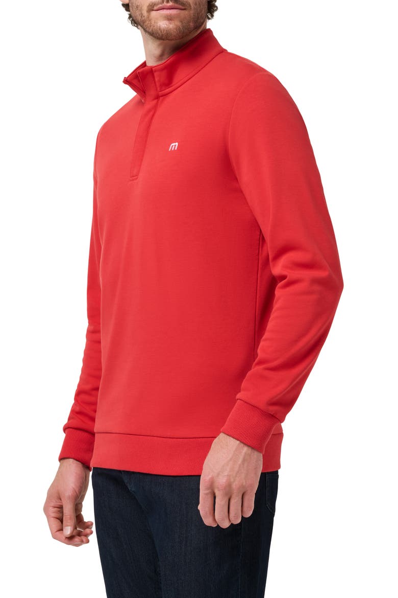 Cloud 2.0 Quarter Zip Pullover, Alternate, color, POMPEIAN RED