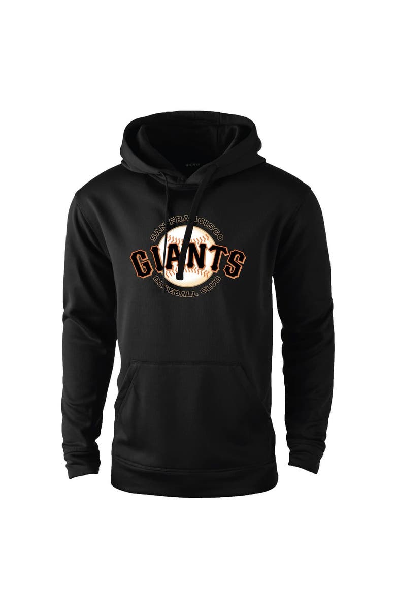 DUNBROOKE Men's Dunbrooke Heather Gray San Francisco Giants Champion Pullover Hoodie, Alternate, color, Black