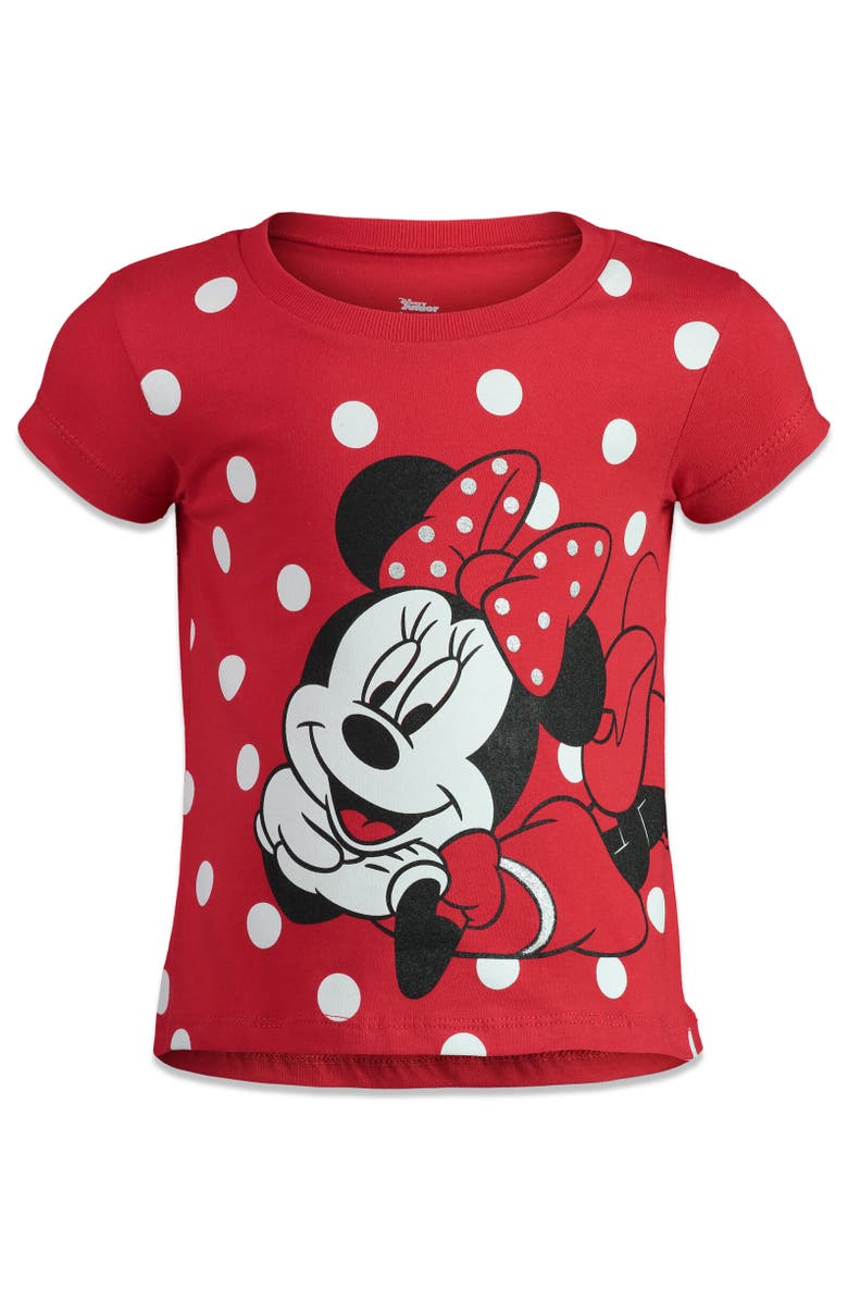 Disney Minnie Mouse Mickey Mouse & Friends 4-Pack T-Shirts, Alternate, color, Multicolor